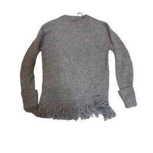 Vero moda alpaca blend fringed sweater